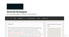 Desktop Screenshot of deborahbrautigam.com