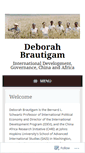 Mobile Screenshot of deborahbrautigam.com